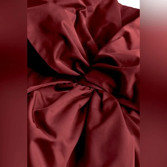 H&M BOW-FRONT TOP RED - Picture 6 of 12